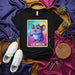 LA MOLA Loteria Card T-Shirt: Cute Purple Monster with Crown and Wand, Mystical Rainbow Magical Creatures Unisex Tee Shirt Gift Idea Mexicada