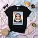 LA MONJA Cute Nun Loteria Card Graphic Tee Shirt Unisex Gaming Culture Traditional Mexican Bingo T-Shirt Gift Mexicada
