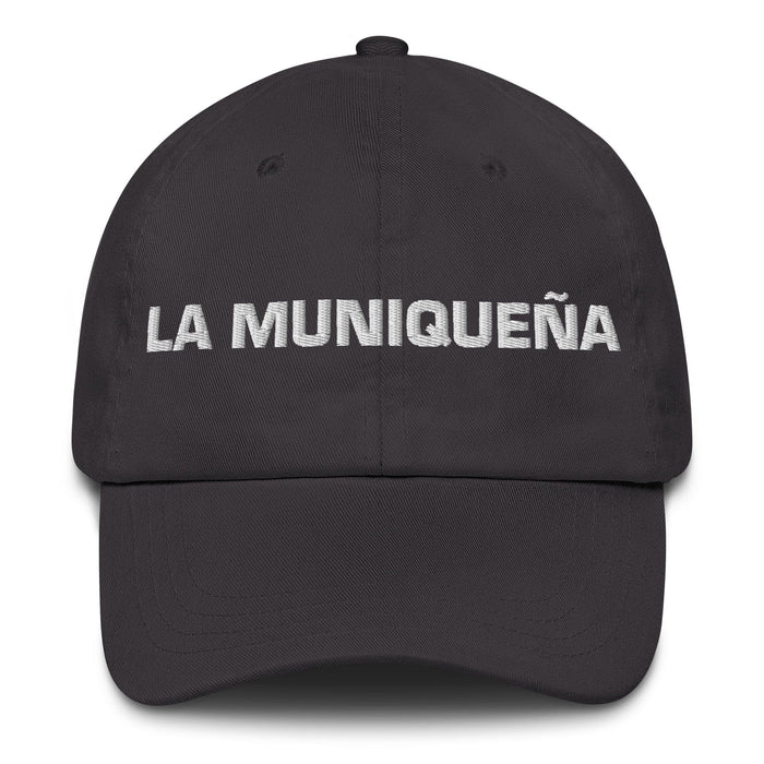 La Muniqueña The Munich Resident Mexican Spanish Pride Gift Regalo Dad Hat Mexicada Dark Grey