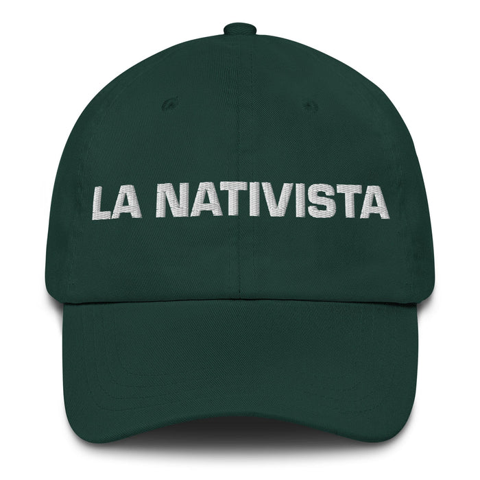 La Nativista The Native Believer Mexican Spanish Pride Gift Regalo Dad Hat Mexicada Spruce