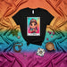 LA NEPALÍ Cute Nepali Girl Loteria Card T-Shirt Unisex Graphic Tee Traditional Culture Art Design Kawaii Portrait Illustration Gift Idea Mexicada