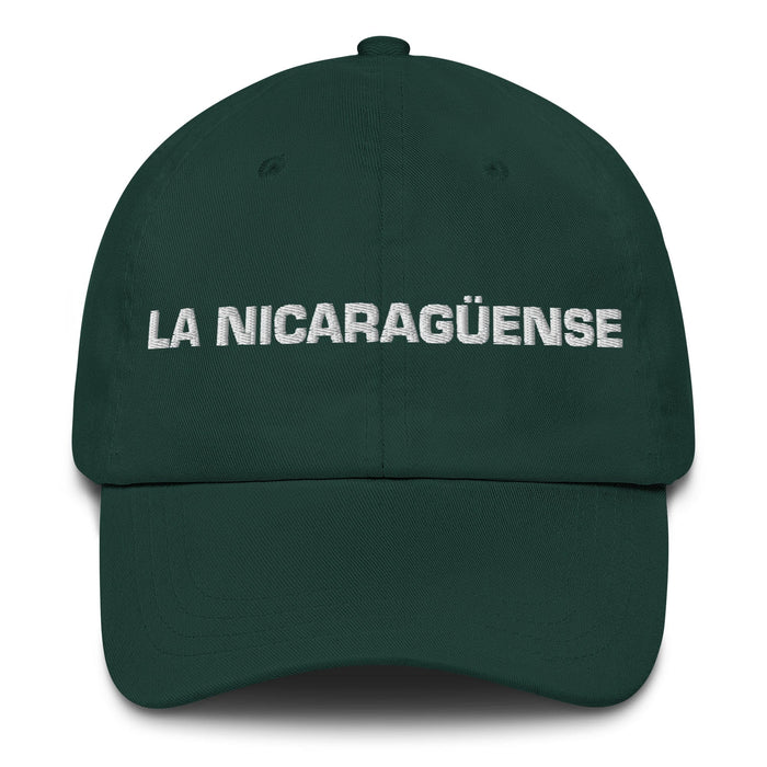 La Nicaragüense The Nicaraguan Mexican Spanish Pride Gift Regalo Dad Hat - Mexicada