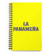 La Panameña The Panamanian | Yellow Spiral Notebook, 140 Dotted Sheets | Funny Gift Idea Home Office Work | Mexican Spanish Pride Gift Mexicada