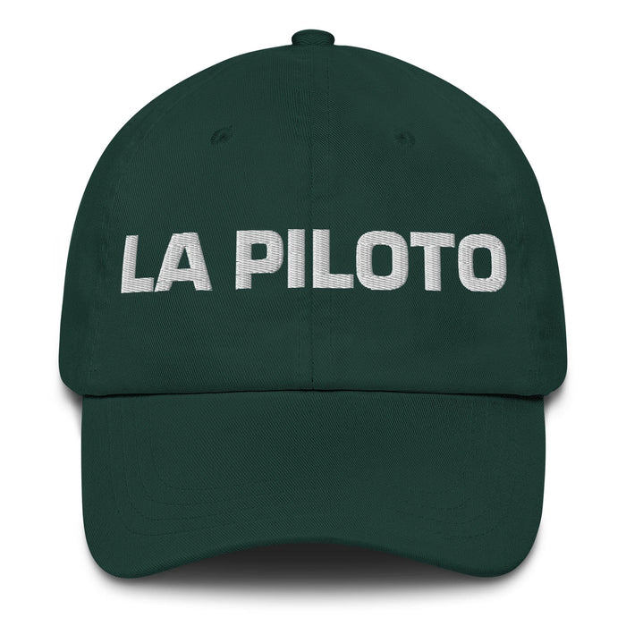 La Piloto The Pilot Mexican Spanish Pride Gift Regalo Dad Hat - Mexicada