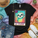 LA PLEBE Cute Rainbow Sloth Loteria Card T-Shirt Unisex Mexican Bingo Game Graphic Tee Number 13 Short Sleeve Crew Neck Top Mexicada