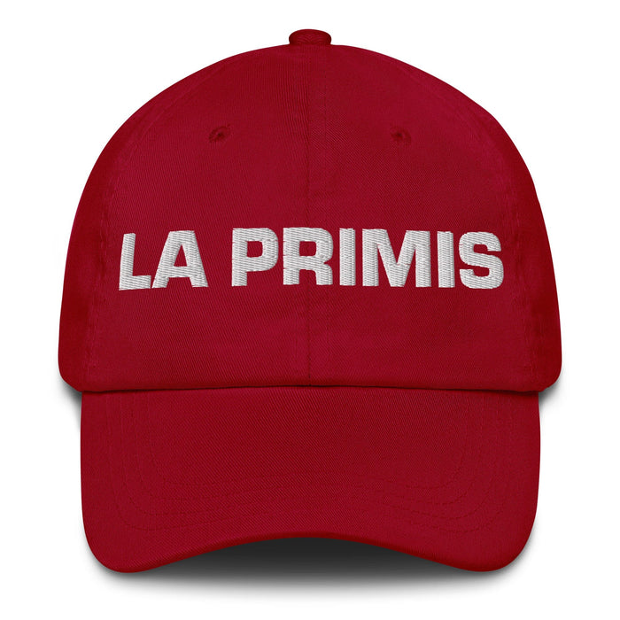 La Primis The Cousin Mexican Spanish Pride Gift Regalo Dad Hat Mexicada Cranberry