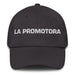 La Promotora The Promoter Mexican Spanish Pride Gift Regalo Dad Hat Mexicada Dark Grey