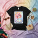 LA ROMANA Loteria Card Chibi Kawaii Girl T-Shirt, Cute Pastel Mexican Bingo Game Art, Unisex Graphic Tee, Number 14 Mexicada