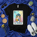 LA SUECA Cute Viking Girl with Beer T-Shirt, Funny Scandinavian Swedish Woman Lotería Card Design, Unique Unisex Graphic Tee Gift, Number 17 Print Mexicada