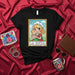 LA SUÍZA Cute Swiss Girl Loteria Card T-Shirt Funny Mexico Lotería Game Inspired Graphic Tee Unisex Black Shirt Number 13 Mexicada