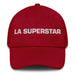 La Superstar The Superstar Mexican Spanish Pride Gift Regalo Dad Hat Mexicada Cranberry