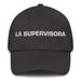 La Supervisora The Supervisor Mexican Spanish Pride Gift Regalo Dad Hat Mexicada Dark Grey