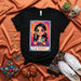 LA TAMIL Lotería Card T-Shirt, Cute South Indian Tamil Girl Graphic Tee, Mexican Bingo Inspired Design, Unisex Multicultural Heritage Shirt Mexicada