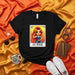 LA TENAZ Strong Woman Loteria Card T-Shirt Cute Mexican Bingo Game Design Unisex Tee Gift Mexicada