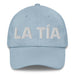 La Tía The Aunt / The Uncle Mexican Spanish Pride Gift Regalo Dad Hat Mexicada Light Blue