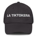 La Tiktokera The Tiktoker Mexican Spanish Pride Gift Regalo Dad Hat Mexicada Dark Grey