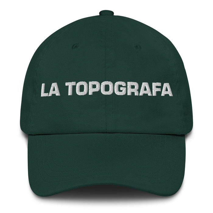 La Topografa The Surveyor Mexican Spanish Pride Gift Regalo Dad Hat - Mexicada