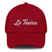 La Toxica Embroidered Dad Hat | Toxic, Bold, Fierce, Strong, Confident | L5 Mexicada Cranberry