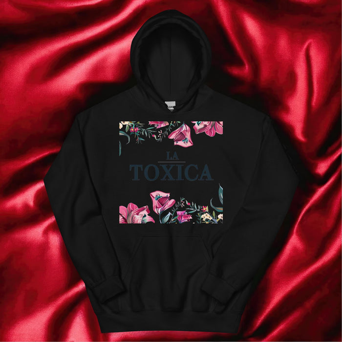 La Toxica Exclusive Art Piece Home Office Work Mexican Spanish Pride Gift One-Of-A-Kind Unisex Hoodie | L11 Mexicada Black / S