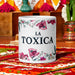 La Toxica Exclusive Name Art Piece Home Office Work Coffee Mug Mexican Spanish Pride Gift Cup One-Of-A-Kind Calligraphy White Glossy Mug | L11 Mexicada 11 oz