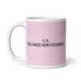 La Transcendentalista The Transcendentalist Funny Home Office Work Coffee Mug Mexican Spanish Pride Gift White Glossy Cup Light Pink Card Mug Mexicada