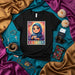 LA TURCA Mexican Loteria Card Graphic T-Shirt Unisex Women's Men's Cute Hijab Girl Tea Lover Design Funny Spanish Game Card Artwork Tee Shirt Gift Idea Mexicada