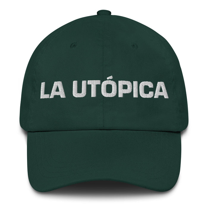 La Utópica The Utopian Mexican Spanish Pride Gift Regalo Dad Hat - Mexicada