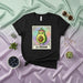 LA VEGANA Funny Vegan Avocado Loteria Card T-Shirt, Cute La Lotería Inspired Unisex Tee, Mexican Bingo Game Humor Shirt, Vegetarian Gift Idea Apparel Mexicada
