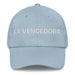 La Vencedora The Victor Mexican Spanish Pride Gift Regalo Dad Hat Mexicada Light Blue