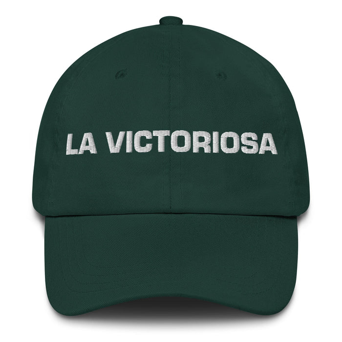 La Victoriosa The Victorious One Mexican Spanish Pride Gift Regalo Dad Hat - Mexicada