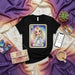 LA VIRGO Cute Kawaii Lotería Card 13 Zodiac Astrology Horoscope Graphic Unisex T-Shirt - Celestial Birthday Gift Idea for Women and Girls Mexicada