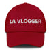 La Vlogger The Vlogger Mexican Spanish Pride Gift Regalo Dad Hat Mexicada Cranberry