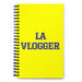 La Vlogger The Vlogger | Yellow Spiral Notebook, 140 Dotted Sheets | Funny Gift Idea Home Office Work | Mexican Spanish Pride Gift Mexicada