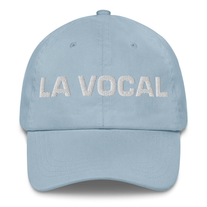 La Vocal The Vocal Member Mexican Spanish Pride Gift Regalo Dad Hat Mexicada Light Blue