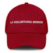 La Voluntaria Senior The Senior Volunteer Mexican Spanish Pride Gift Regalo Dad Hat Mexicada Cranberry