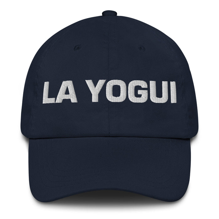 La Yogui The Yogi Mexican Spanish Pride Gift Regalo Dad Hat Mexicada Navy