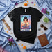LA YOGUI Yoga Goddess Loteria Card T-Shirt, Meditation Celestial Design, Cute Cartoon Style Unisex Tee, Boho Spiritual Wellness Gift for Women Mexicada