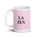 La Zen The Zen Practitioner Funny Home Office Work Coffee Mug Mexican Spanish Pride Gift White Glossy Cup Light Pink Card Mug Mexicada