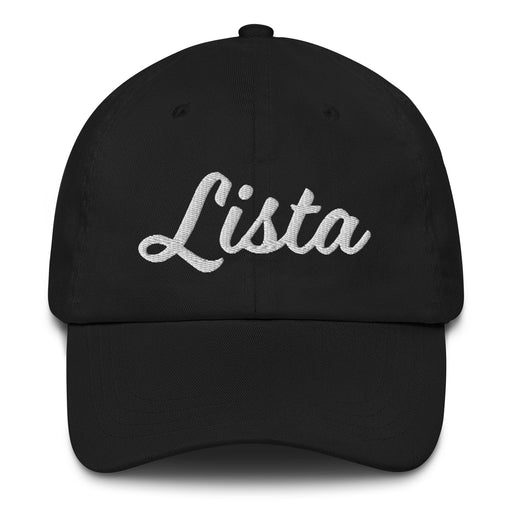 Lista Embroidered Dad Hat | List, Organization, Fashion, Stylish, Casual | L5 Mexicada