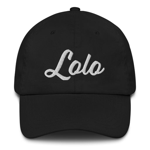 Lolo Embroidered Dad Hat | L5, Personalized, Custom, Casual, Comfortable, Fashion, Trendy Mexicada