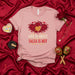 Love Is Sweet Salsa Is Hot Shirt, Spicy Food Dancing Heart Tee, Valentine's Day Mexican Food Lover Gift, Funny Hot Sauce Latin Dance T-Shirt Mexicada