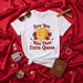 Love You Más Than Extra Queso T-Shirt, Funny Valentine's Day Tee, Cute Cheese and Roses Graphic Shirt, Spanish English Mixed Phrase Unisex Top, Food Pun Gift for Her Him Mexicada