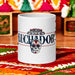 Luchador Exclusive Name Art Piece Home Office Work Coffee Mug Mexican Spanish Pride Gift Cup One-Of-A-Kind Calligraphy White Glossy Mug | L1 Mexicada 20 oz