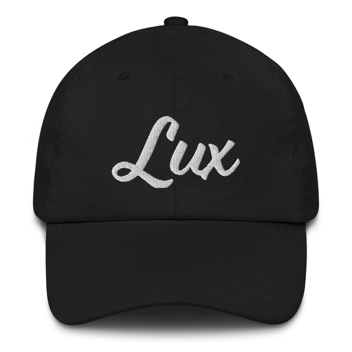 Lux Embroidered Dad Hat | Light, Brilliance, Elegance, Prestige, Radiance | L5 Mexicada