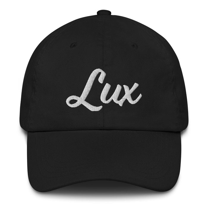 Lux Embroidered Dad Hat | Light, Brilliance, Elegance, Prestige, Radiance | L5 Mexicada