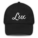 Lux Embroidered Dad Hat | Light, Brilliance, Elegance, Prestige, Radiance | L5 Mexicada