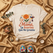 Mamá, La Sonrisa Que Me Levanta T-Shirt, Spanish Mother's Day Gift, Floral Marigold Hummingbird Tee, Latina Mom Apparel, Día de las Madres Shirt Mexicada