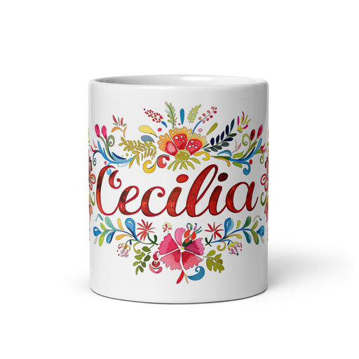 Mar Exclusive Name Art Piece Home Office Work Coffee Mug Mexican Spanish Pride Gift Cup One-Of-A-Kind Calligraphy White Glossy Mug | M7 Mexicada