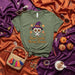 Más Candy Menos Drama Sugar Skull Witch T-Shirt, Funny Halloween Tee, Day of the Dead Calavera Shirt, Spooky Season Unisex Apparel, Lollypop Candy Trick or Treat Graphic Top Mexicada