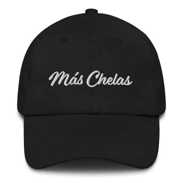 Más Chelas Embroidered Dad Hat | More Beers, Fun, Friends, Fiesta, Party Vibes | M5 Mexicada